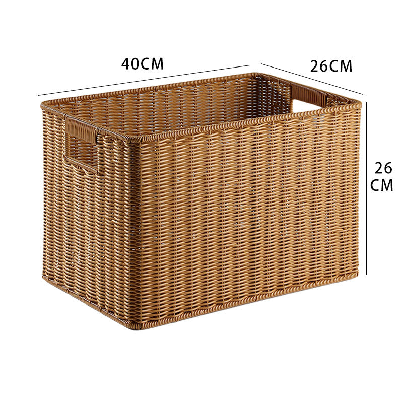 Rectangular Woven Storage Bin Bowlift