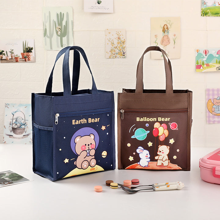 Space-Themed Insulated Lunch Carrier Bowlift