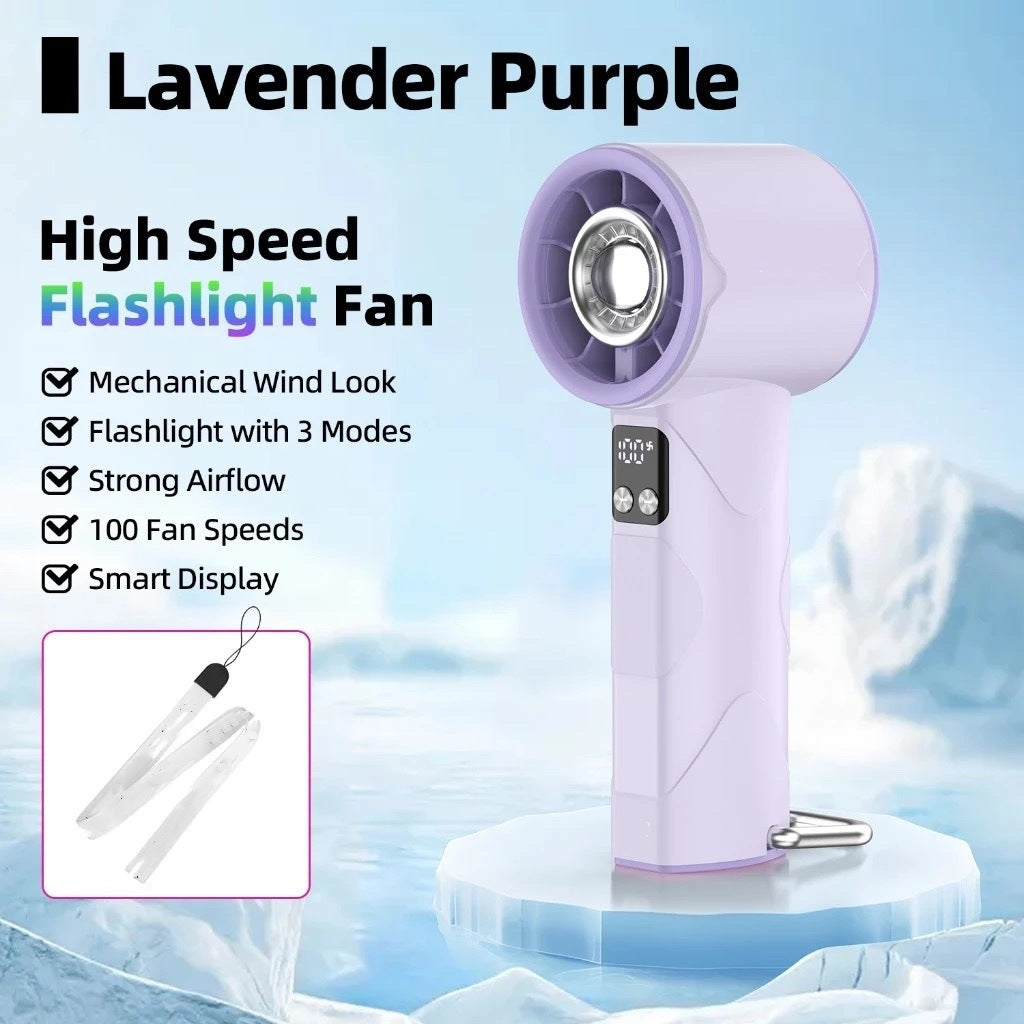 Ladies high-speed fan with flashlight Bowlift