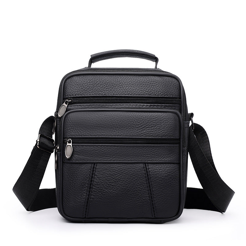 Multi-Functional Leather Crossbody Bag Bowlift