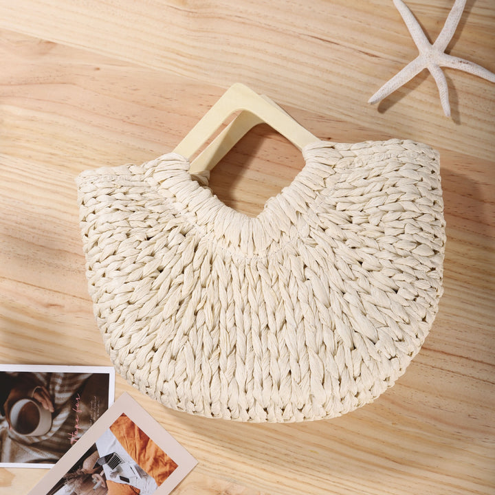 Handbag Made of Sustainable Woven Material with Stylish Design Bowlift