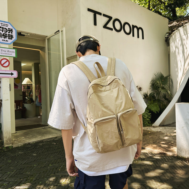 Urban Backpack with Practical Front Pockets Bowlift