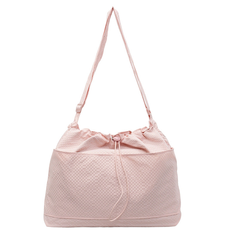 Lightweight Drawstring Weekend Tote Bowlift