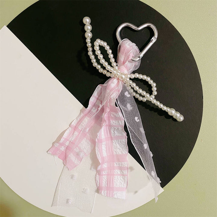 Decorative Heart-Shaped Keychain Bowlift