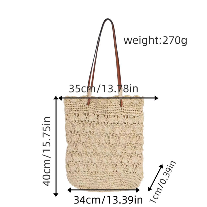 Hand-crocheted beach bag Bowlift