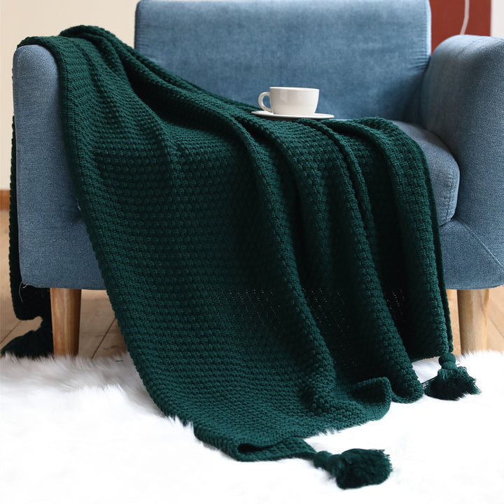 Plush Woven Decorative Throw Blanket Bowlift