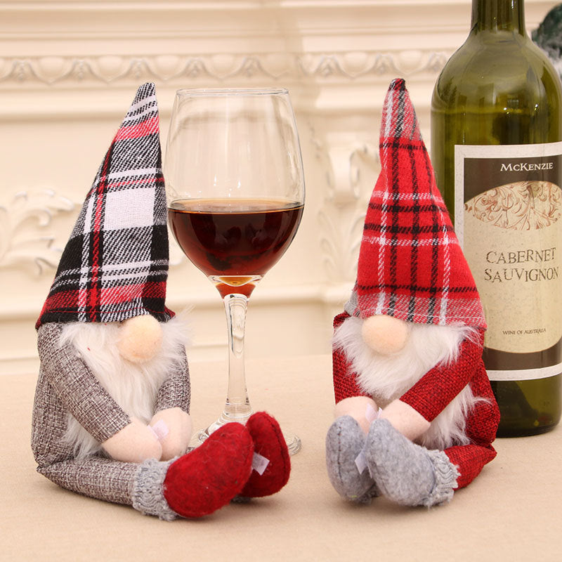 Decorative Wine Bottle Gnome Cover Bowlift