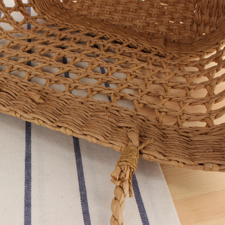 Woven Beach Bag Made of Natural Material Bowlift