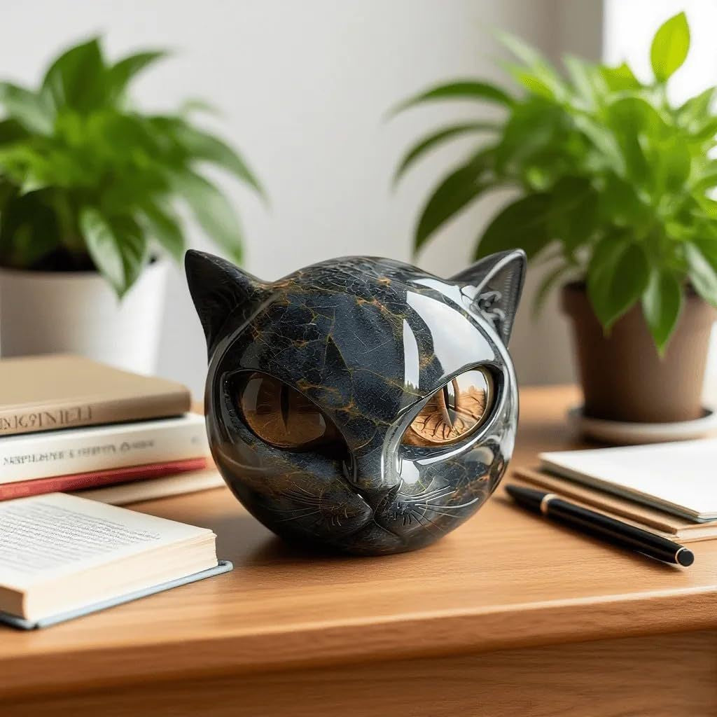 Decorative Cat Figurine Bowlift