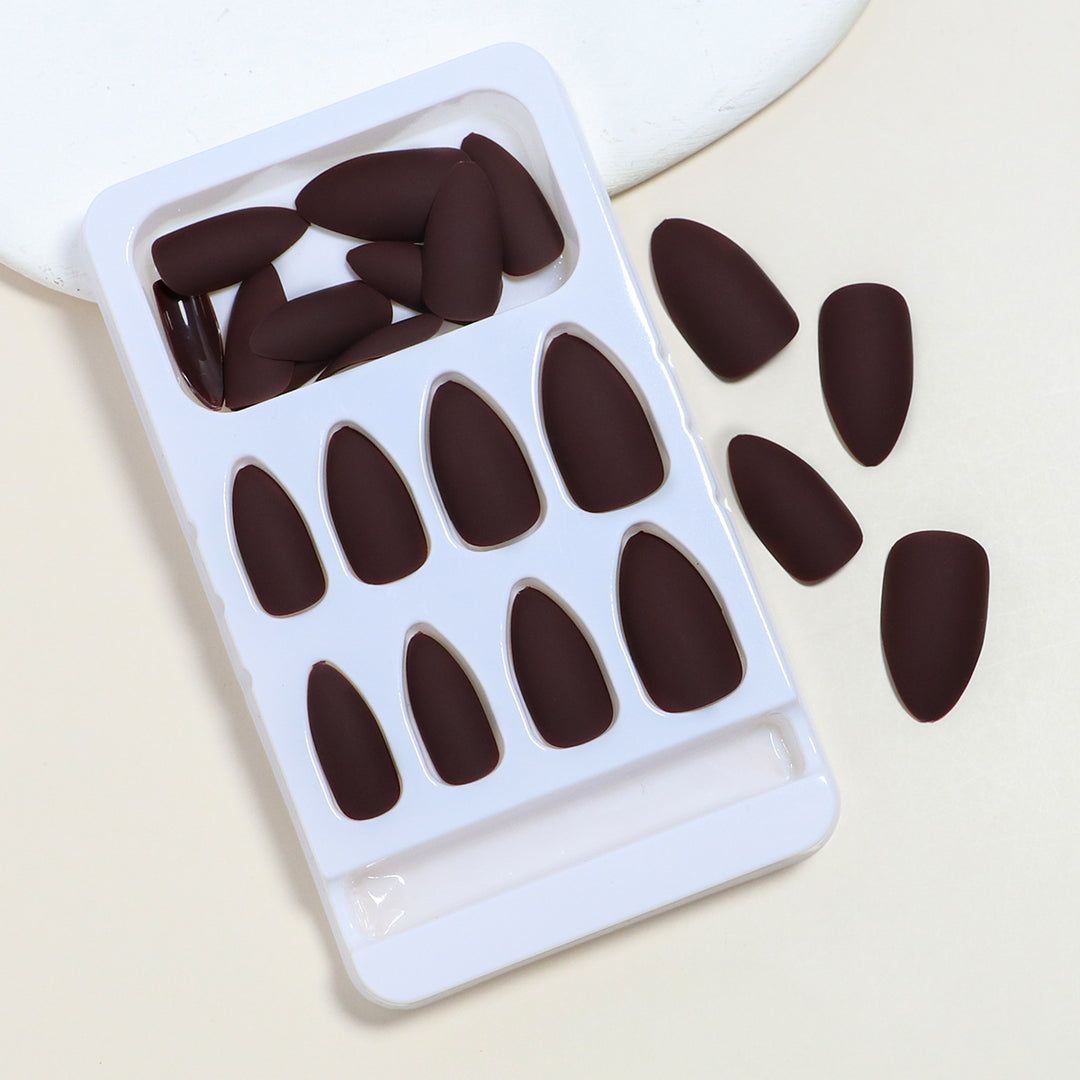 Matte Finish Press-On Nail Extensions Bowlift