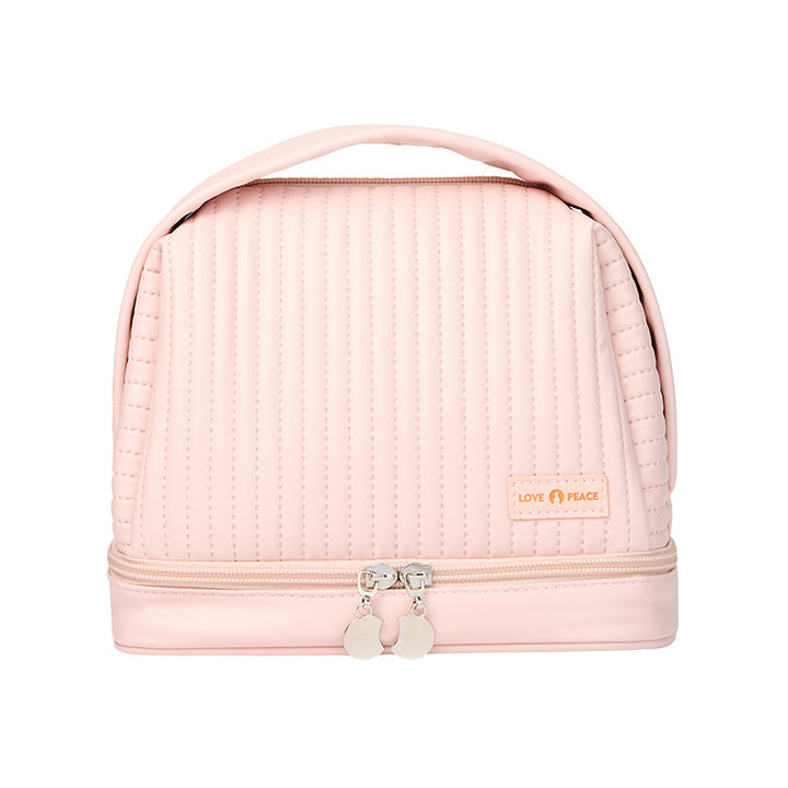Elegant Quilted Makeup Case Bowlift