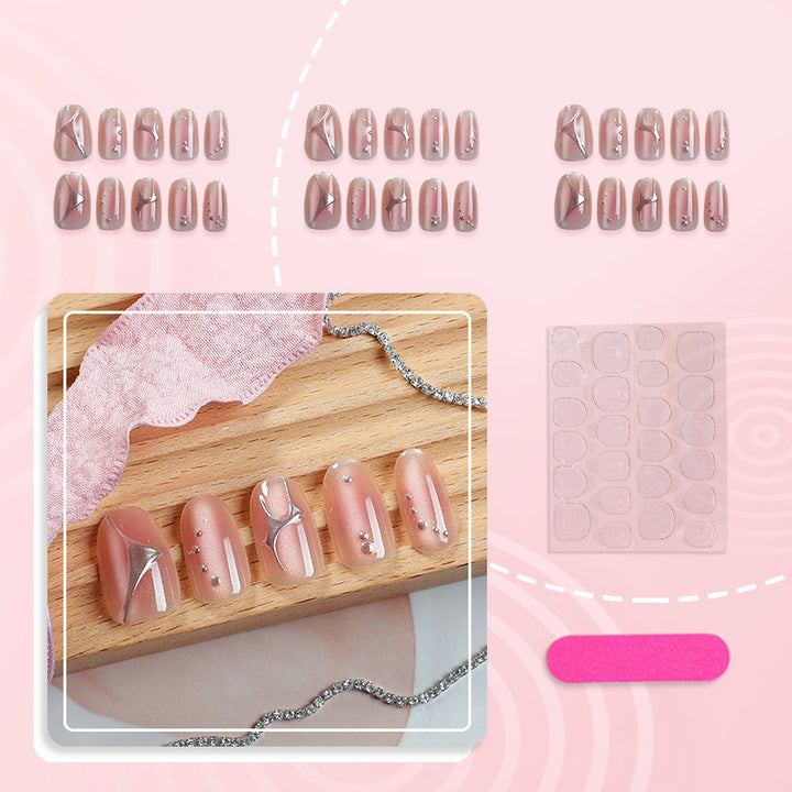 Elegant Press-On Nail Set with Premium Design