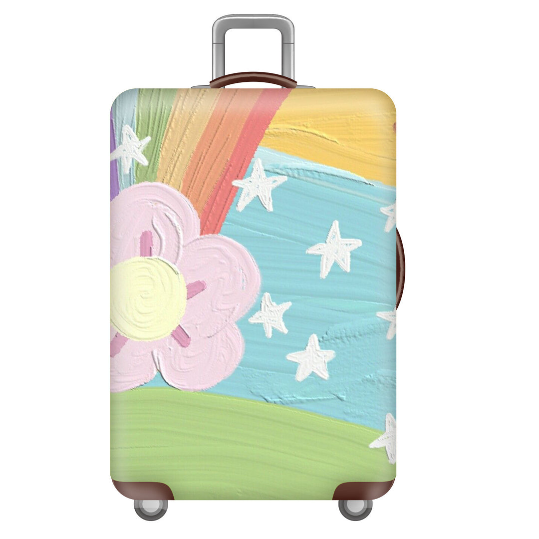 Women's Hard Shell Suitcase with Cheerful Bowlift Design