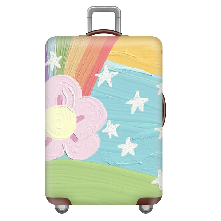 Women's Hard Shell Suitcase with Cheerful Bowlift Design