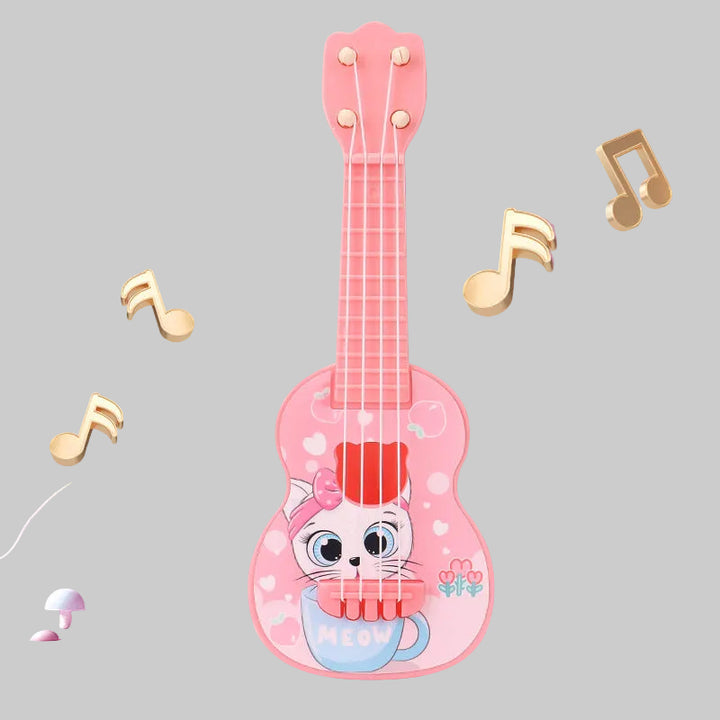 Cute Cat-Themed Musical Ukulele Bowlift