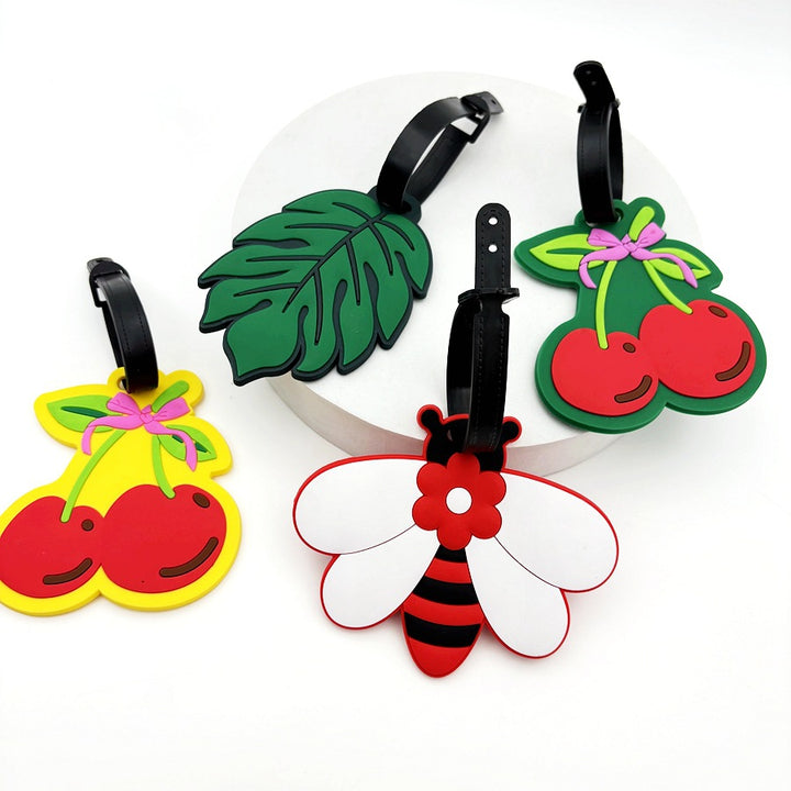 Bee-Themed Luggage Tag Bowlift