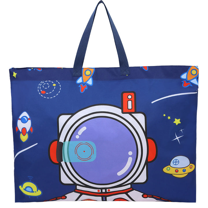 Leisure Shopping Bag with Cheerful Dinosaur Design Bowlift