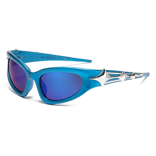 Women futuristic sunglasses with unique star design Bowlift