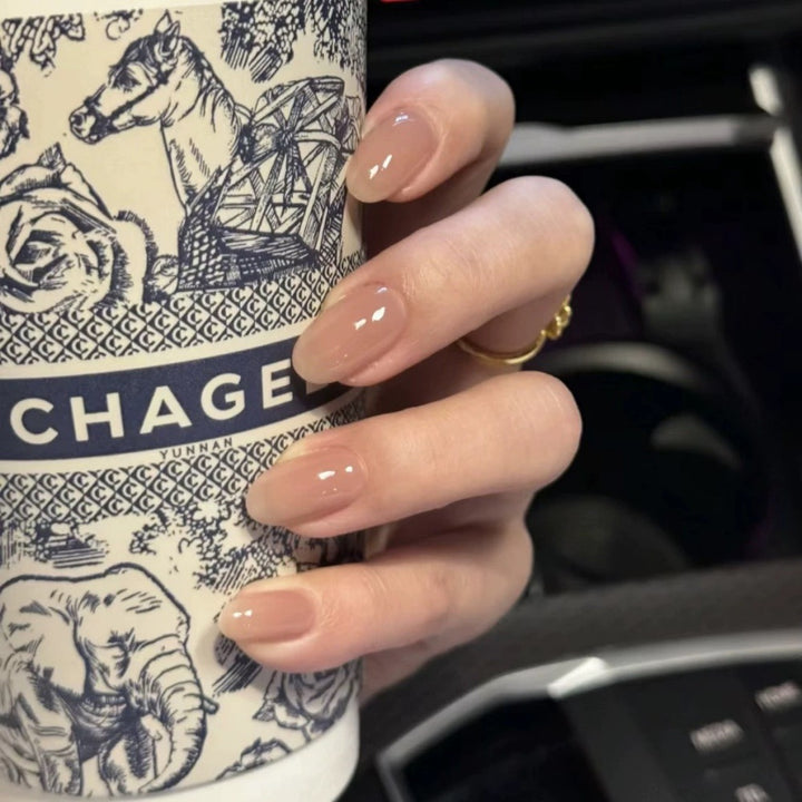 Artistic Long Stiletto Press-On Nails with Floral and Gemstone Accents Bowlift