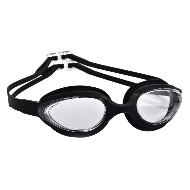 Sport swim goggles with adjustable head strap and UV protection Bowlift