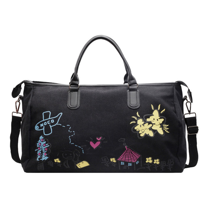 Creative Patterned Travel Duffle Bag Bowlift