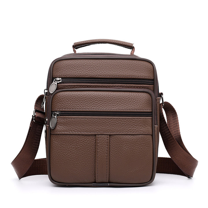 Premium Leather Messenger Bag Bowlift