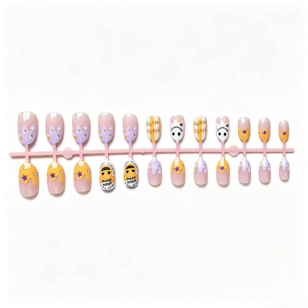 Halloween-Themed Decorative Nail Art