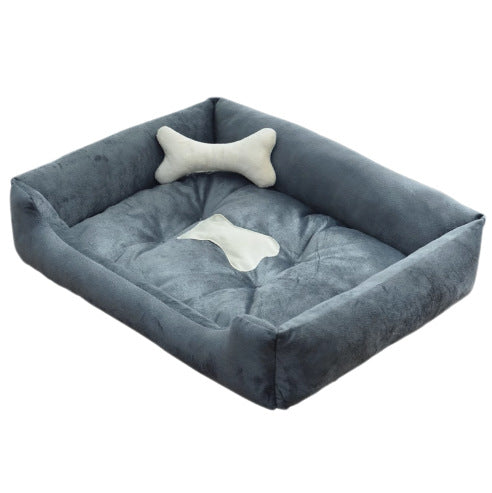Orthopedic Plush Dog Bed