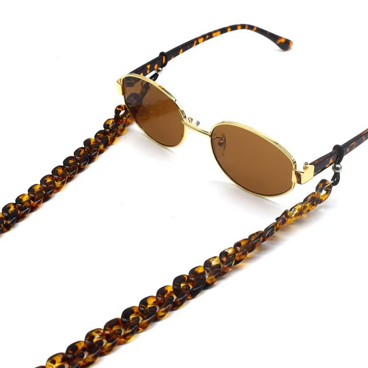 Tortoise Shell Eyewear Chain Bowlift