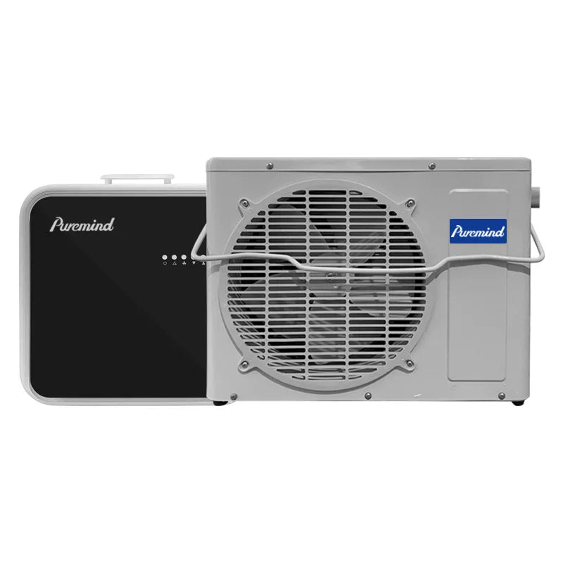 Unisex One Size Compact Split Portable Air Conditioner with Inverter Compressor Slim Indoor Evaporator and Outdoor Condenser Kit Bowlift