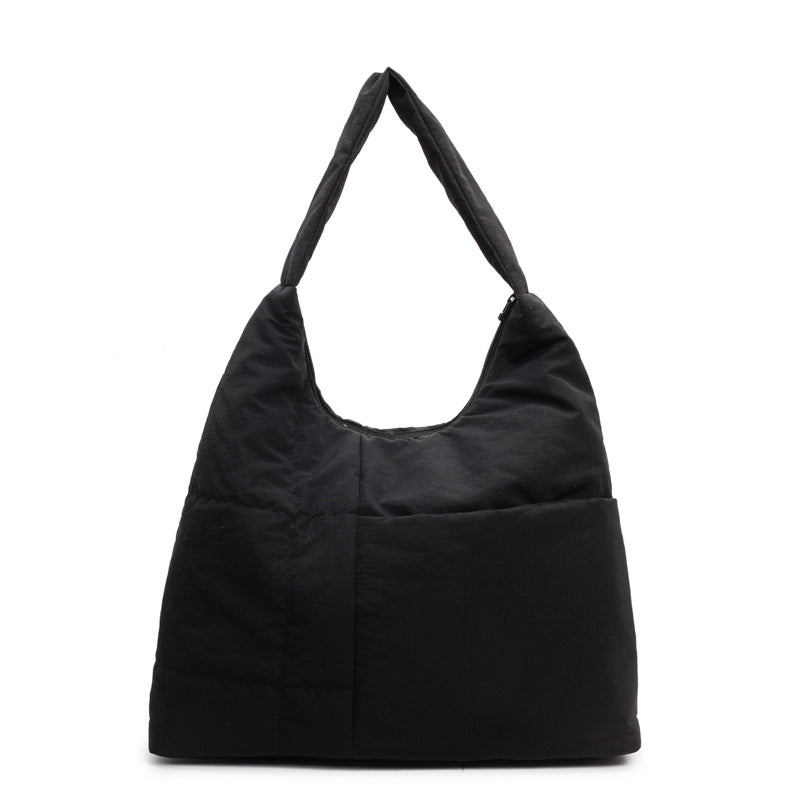 Cozy Quilted Shoulder Bag Bowlift