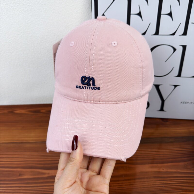 Women's Relaxed Cotton Embroidered Baseball Cap Bowlift