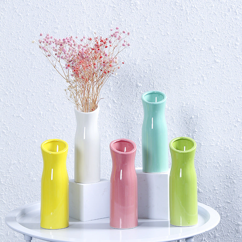 Modern Sleek Ceramic Vase Bowlift