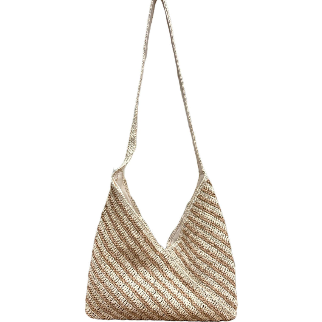 Handbag with Modern V-Design Bowlift