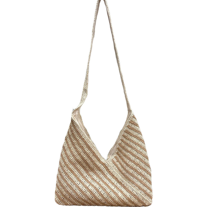 Handbag with Modern V-Design Bowlift