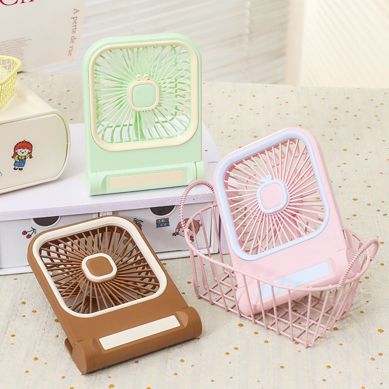 Portable Mini Table Fan with Multifunctional USB Connection Bowlift