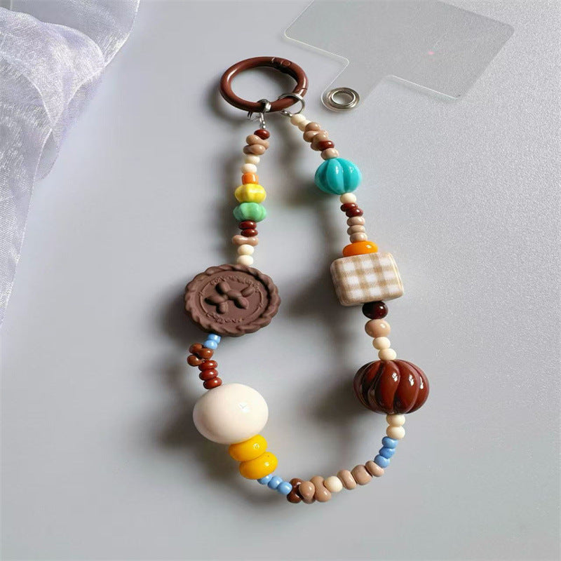 Decorative Bead Keychain Bowlift