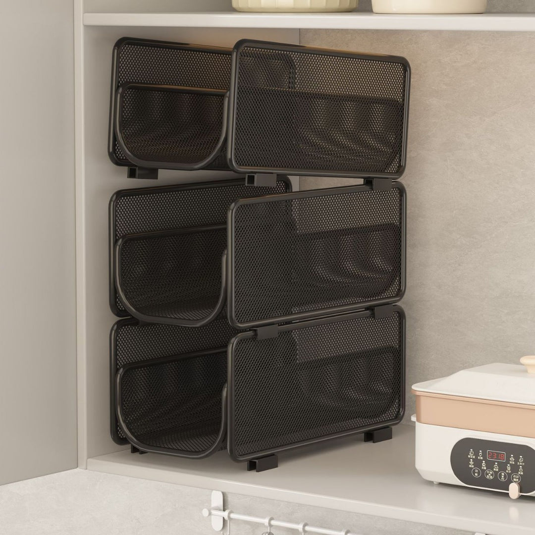 Versatile Under-Shelf Storage Basket Bowlift
