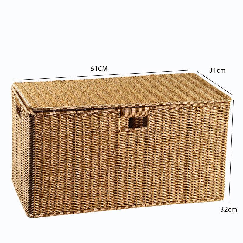 Crafted Wicker Storage Chest Bowlift