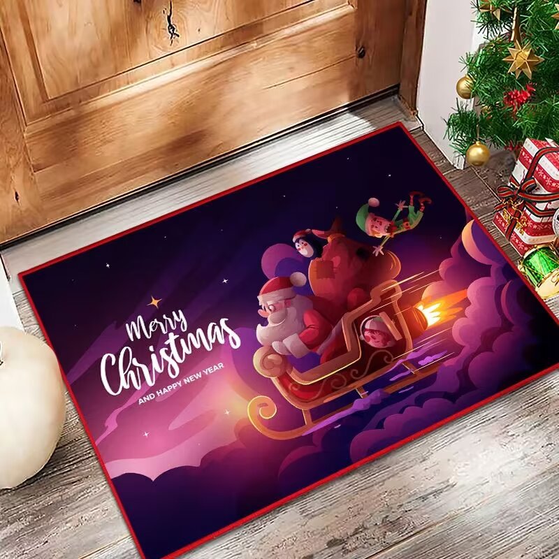 Festive Holiday Door Mat Bowlift
