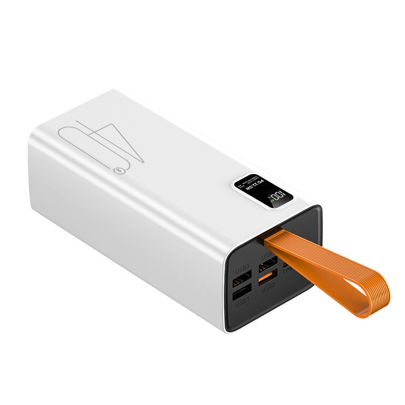 Portable Multi-Slot Power Bank with Digital Charging Status Indicator Bowlift