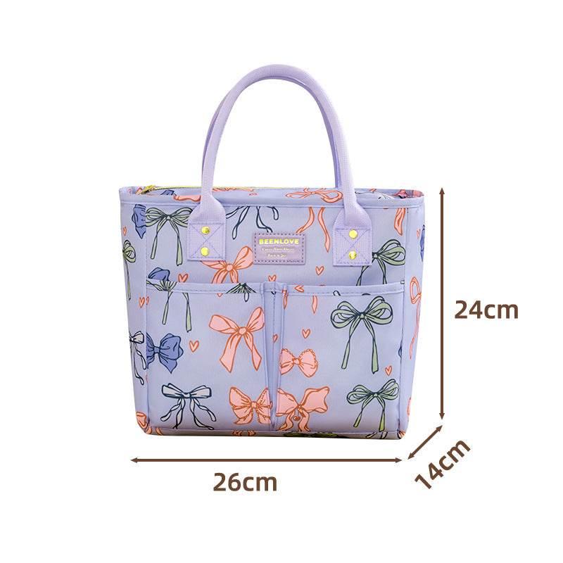 Multi-Pocket Insulated Lunch Tote Bowlift