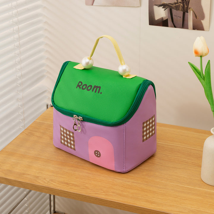 Kids Playful House-Shaped Lunch Tote Bowlift