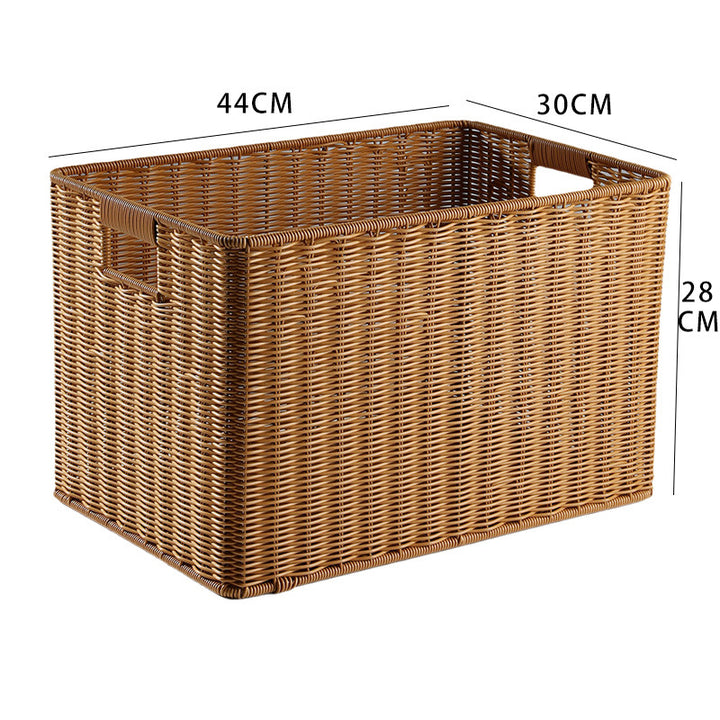 Rectangular Woven Storage Bin Bowlift