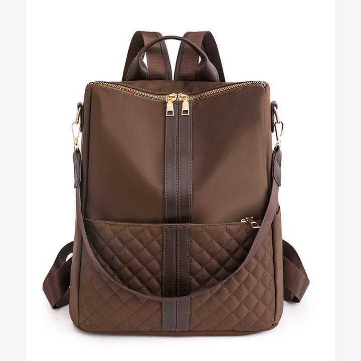 Quilted Multi-Compartment Backpack Bowlift
