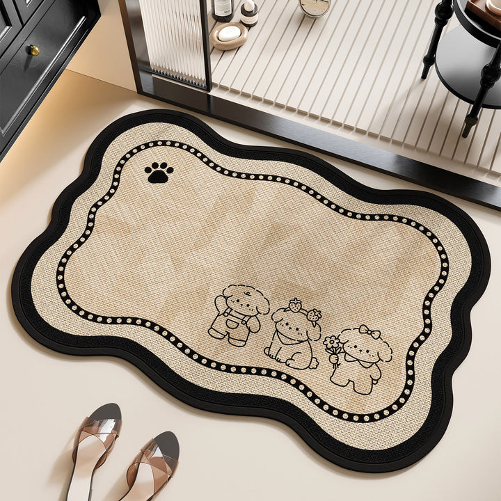 Pet-Themed Bath Mat Bowlift
