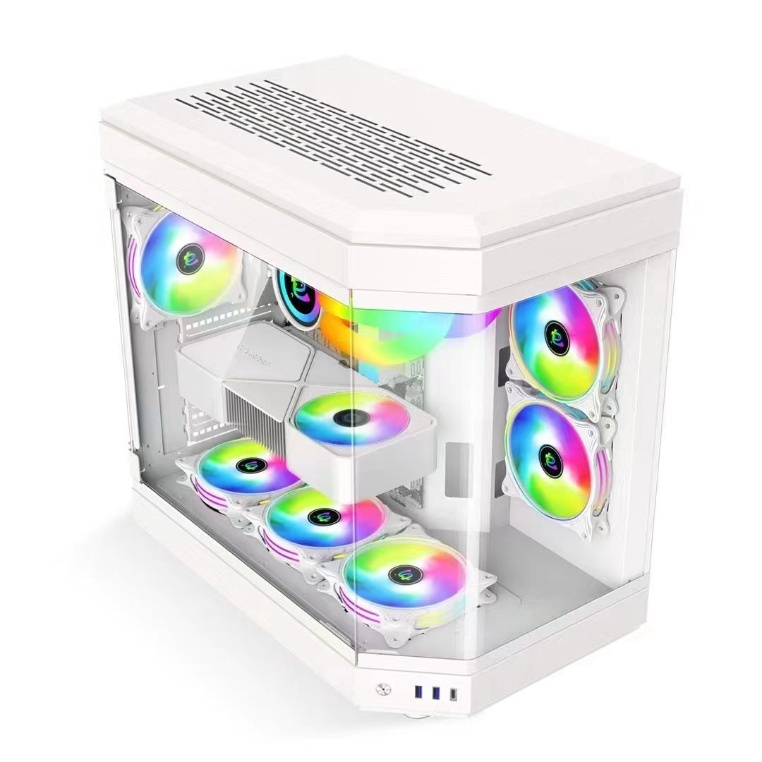 Advanced Transparent Gaming PC Case Bowlift