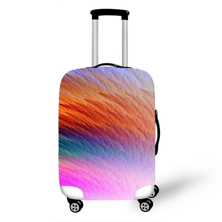 Women's hard shell suitcase with diverse floral design Bowlift