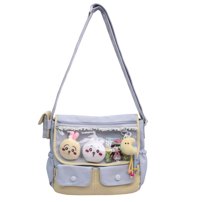 Cute Character-Themed Messenger Bag Bowlift