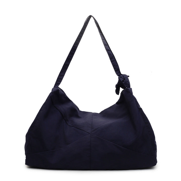 Textured Fabric Shoulder Hobo Bag Bowlift